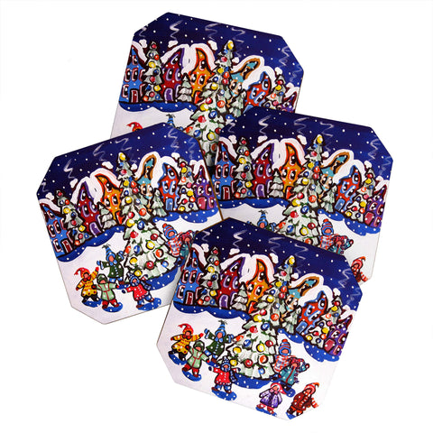 Renie Britenbucher Oh Christmas Tree Coaster Set