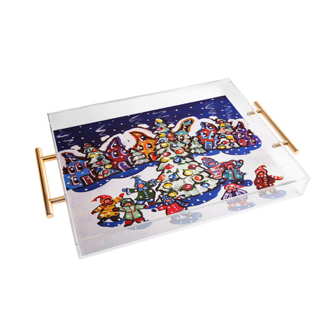 Renie Britenbucher Oh Christmas Tree Acrylic Tray