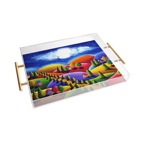 Renie Britenbucher Peace on Earth Acrylic Tray