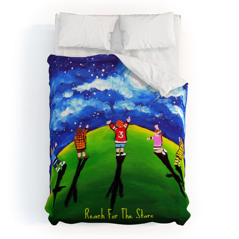 Renie Britenbucher Reach For Stars Duvet Cover