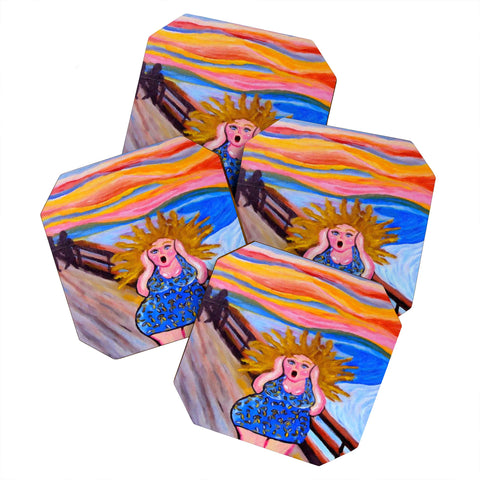 Renie Britenbucher Scream Diva Coaster Set