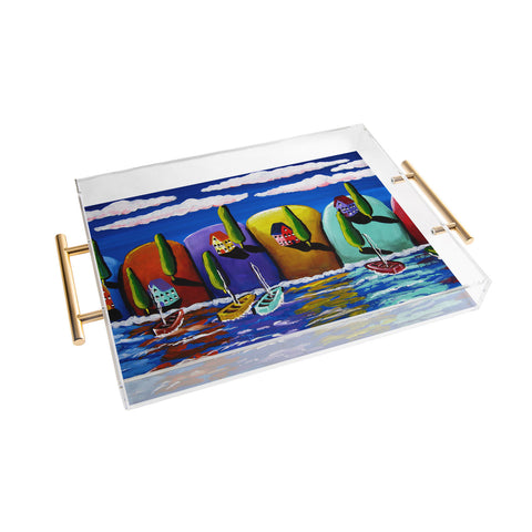 Renie Britenbucher Shoreline Reflections Acrylic Tray