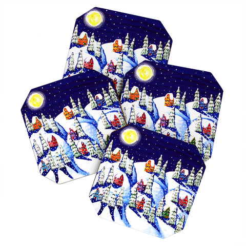 Renie Britenbucher Silent Night Coaster Set