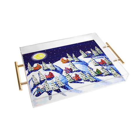 Renie Britenbucher Silent Night Acrylic Tray