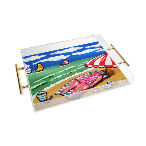 Renie Britenbucher Sunbather Diva Acrylic Tray
