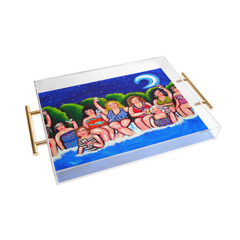 Renie Britenbucher Swimming Pool Divas Happy Hour Acrylic Tray