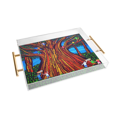 Renie Britenbucher The Tree Sitters Acrylic Tray