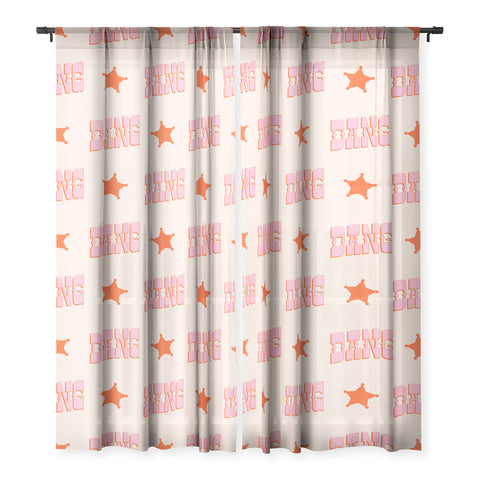 retrografika DANG western style saloon Sheer Non Repeat