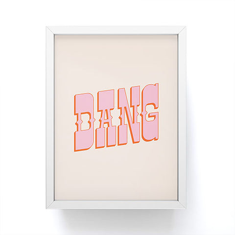 retrografika DANG western style saloon Framed Mini Art Print