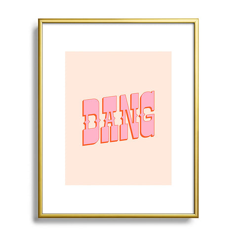 retrografika DANG western style saloon Metal Framed Art Print