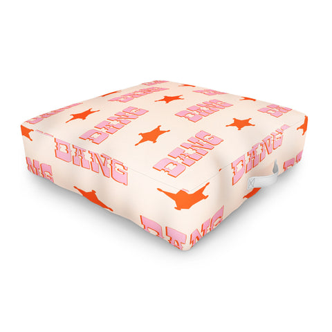 retrografika DANG western style saloon Outdoor Floor Cushion