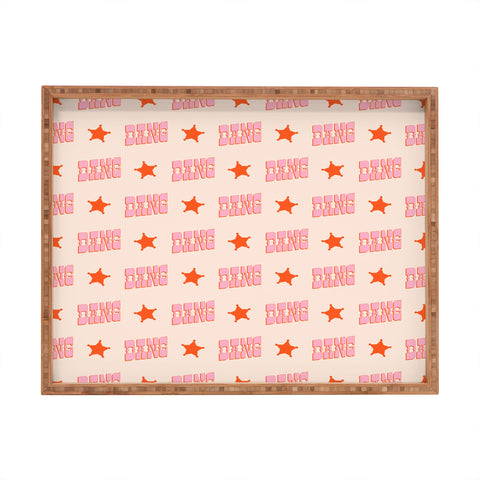 retrografika DANG western style saloon Rectangular Tray