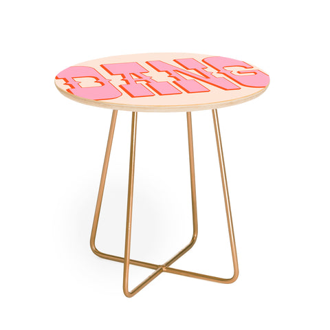 retrografika DANG western style saloon Round Side Table