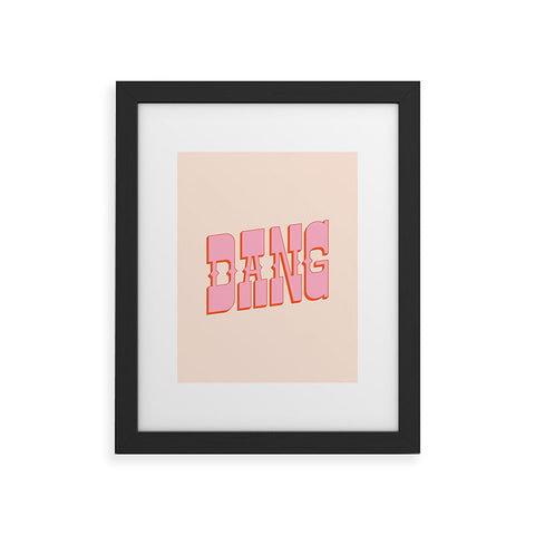 retrografika DANG western style saloon Framed Art Print