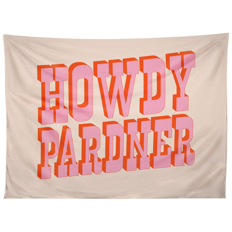 retrografika Old West Howdy Pardner bright Tapestry