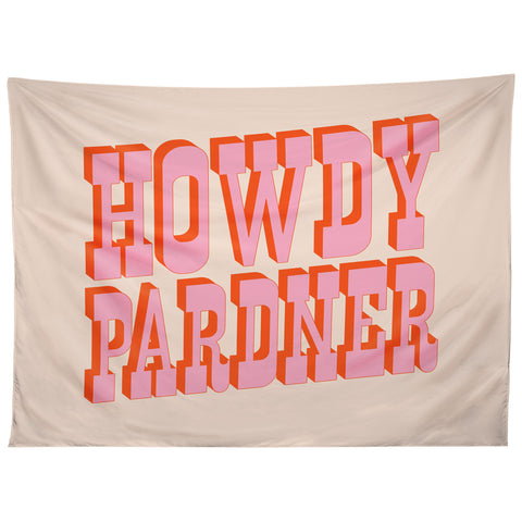 retrografika Old West Howdy Pardner bright Tapestry