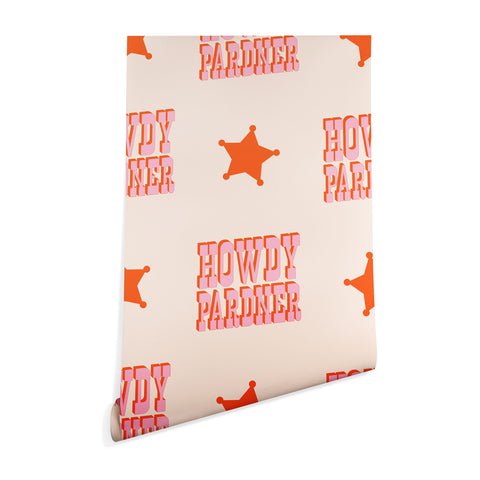 retrografika Old West Howdy Pardner bright Wallpaper