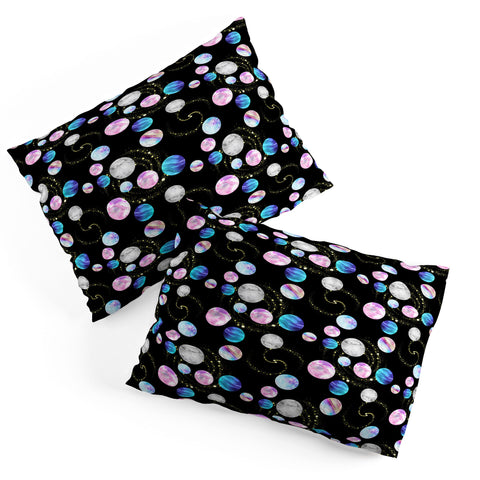 retrografika Outer Space Planets Galaxies Pillow Shams