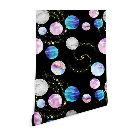 retrografika Outer Space Planets Galaxies Wallpaper