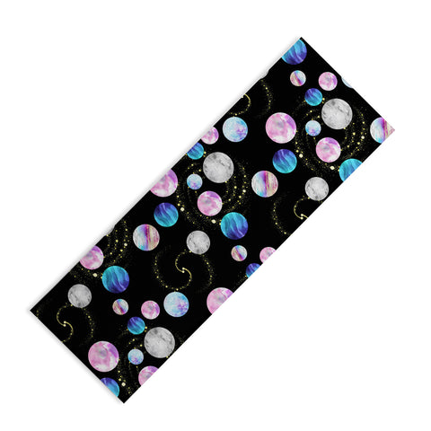 retrografika Outer Space Planets Galaxies Yoga Mat