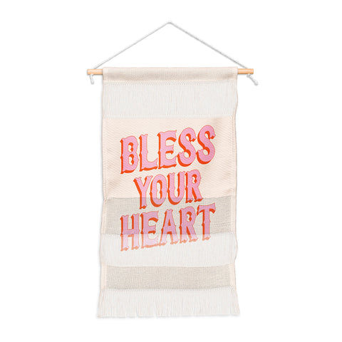 retrografika Southern Snark Bless your heart Wall Hanging Portrait
