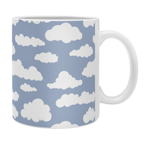 retrografika Sunny Summer Sky White Cartoon Coffee Mug
