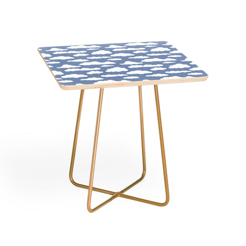 retrografika Sunny Summer Sky White Cartoon Side Table