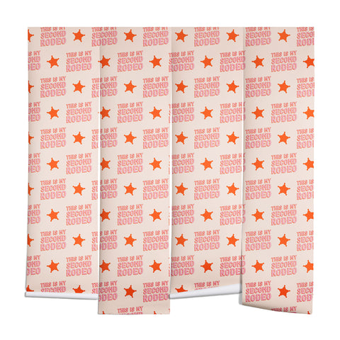 retrografika This is My Second Rodeo pink Wall Mural