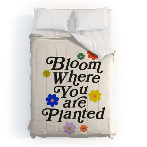 Rhianna Marie Chan Bloom Where You Are Planted Comforter