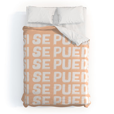 Rhianna Marie Chan Si Se Puede Yes We Can Duvet Cover
