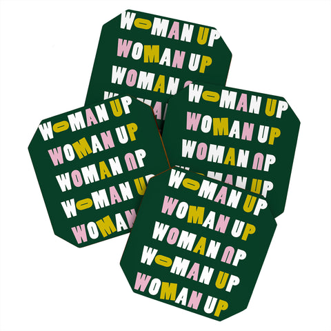 Rhianna Marie Chan Woman Up Coaster Set
