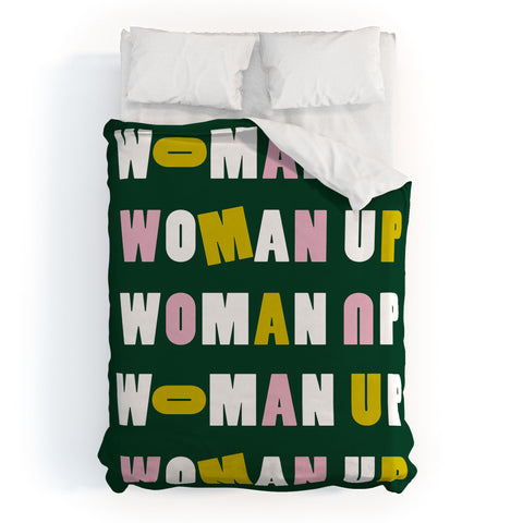 Rhianna Marie Chan Woman Up Duvet Cover