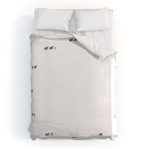 Rick Crane Doing Time Clock 1 Duvet Cover