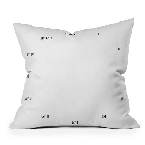 Rick Crane Doing Time Clock 1 Outdoor Throw Pillow