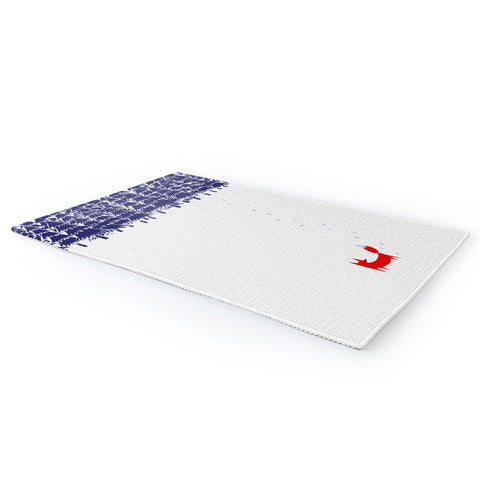 Robert Farkas Alone In The Forest Area Rug