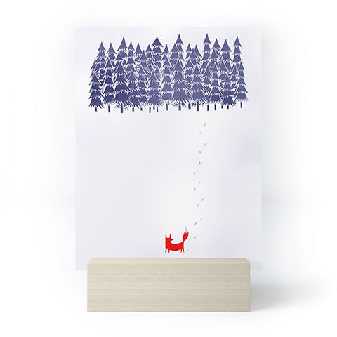 Robert Farkas Alone In The Forest Mini Art Print