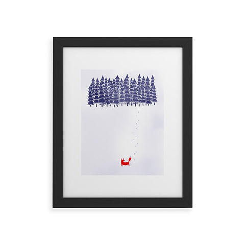 Robert Farkas Alone In The Forest Framed Art Print