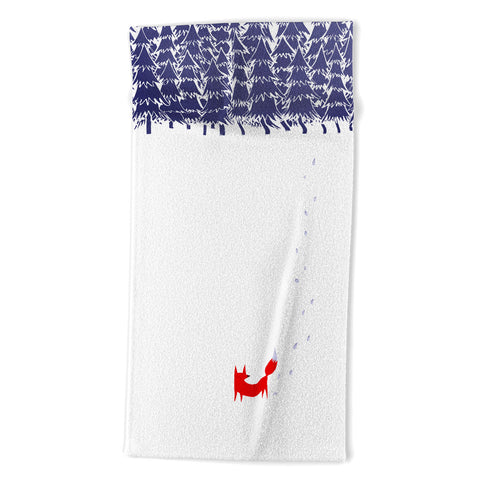 Robert Farkas Alone In The Forest Beach Towel