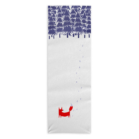 Robert Farkas Alone In The Forest Yoga Towel