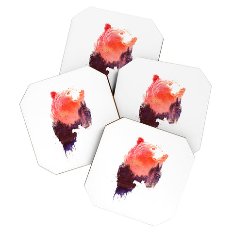 Robert Farkas Bear forest Coaster Set