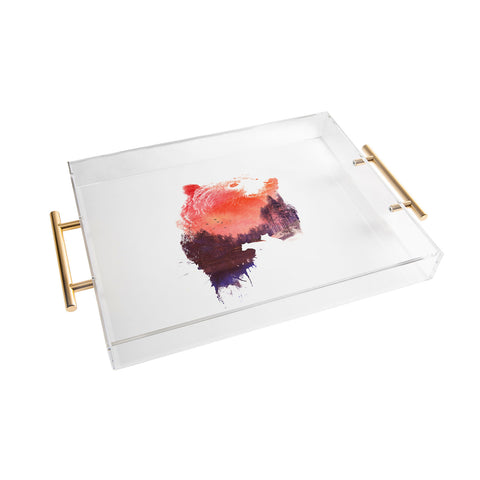 Robert Farkas Bear forest Acrylic Tray