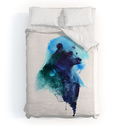 Robert Farkas Best Friends Forever Duvet Cover