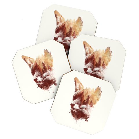 Robert Farkas Blind Fox Coaster Set