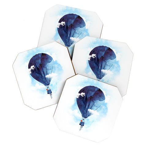 Robert Farkas Bye bye balloon Coaster Set