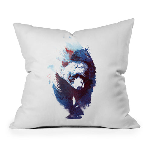 Robert Farkas Death run Outdoor Throw Pillow