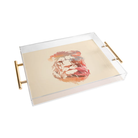 Robert Farkas Desert lion Acrylic Tray