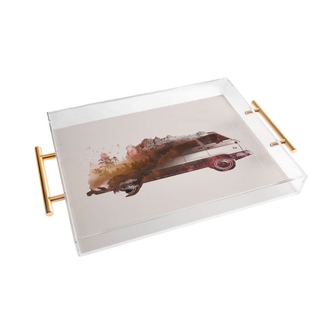 Robert Farkas Drive me back home Acrylic Tray