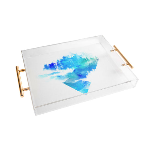 Robert Farkas Escape From Town Acrylic Tray