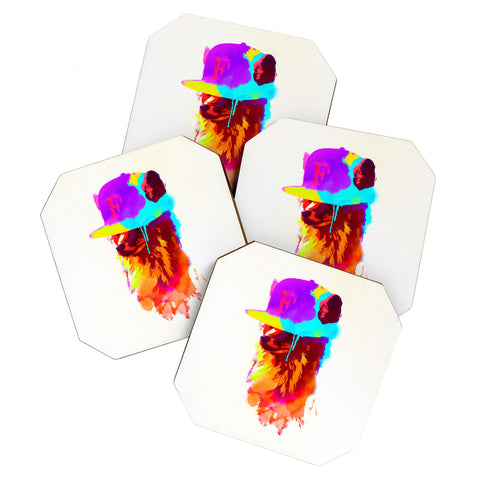 Robert Farkas Foxeys Favorite Cap Coaster Set
