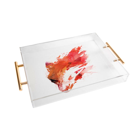 Robert Farkas Hungry Fox Acrylic Tray